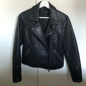 Topshop Leather Biker